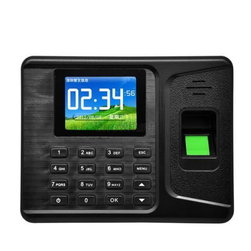 Fingerprint time clocks attendance machine fingerprint + password + rfid usb a54 for sale