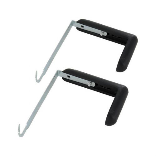 Quartet Adjustable Cubicle Partition Hangers, Aluminum/Black, 7 Sets of 2