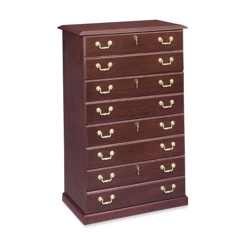 DMI735017 Lateral File, 4 Drawer, 36&#034;x22&#034;x56&#034;, Mahogany