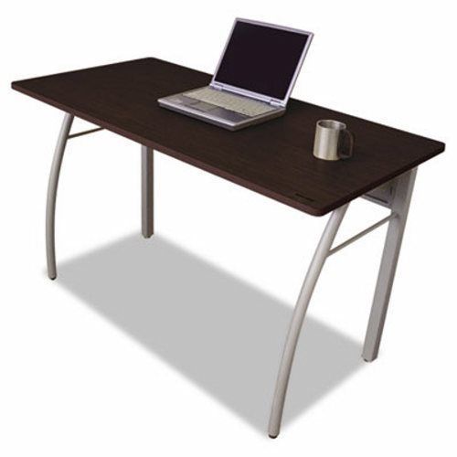 Linea Italia Trento Line Rectangular Desk, Mocha (LITTR733MOC)