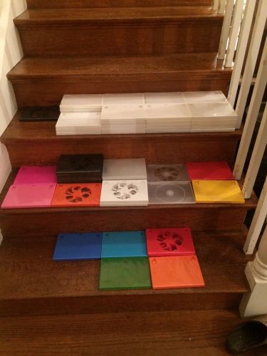 Lot of 71 DVD Cases -  Multi Colors