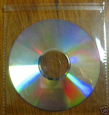 500 BOPP CD POLY SLEEVE w/ PEEL &amp; SEAL ON FLAP - JS96