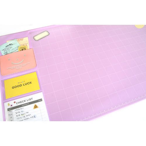 2015 Desk Mat Scheduler L Size _ Lavender / Month Planner Scheduler