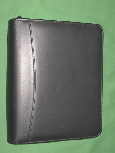 CLASSIC ~1.5&#034;~ TOP-GRAIN LEATHER Kirkland Planner BINDER Franklin Covey 9104