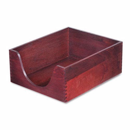 Carver Hardwood Letter Stackable Desk Tray, Mahogany (CVR08213)