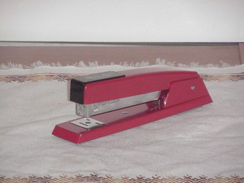 Vintage retro red swingline #747 desk stapler for sale