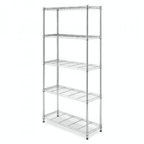 Supreme 5 Tier Shelving Chrome Storage &amp; Organization 6060-267