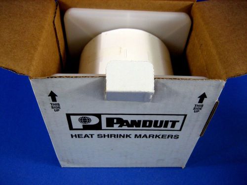 PANDUIT  -- # H075X025F1T  --  1000 POLYOLEFIN HEAT SHRINK MARKERS