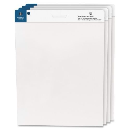 Business Source Self-Stick Easel Pads - 30 Sht - 25&#034;x30&#034; - 4/Carton  - BSN38592