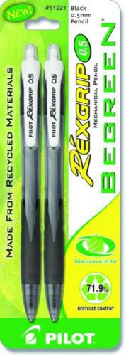 Pilot Rexgrip Begreen Mechanical Pencil 0.5mm 2 Count