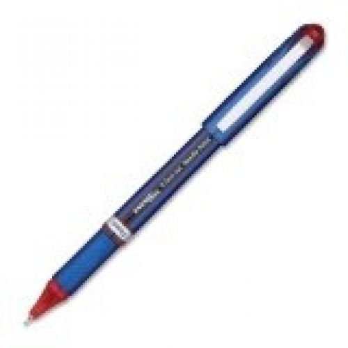 Pentel BLN25B EnerGel NV Liquid Roller Ball Stick Gel Pen Red Ink Needle