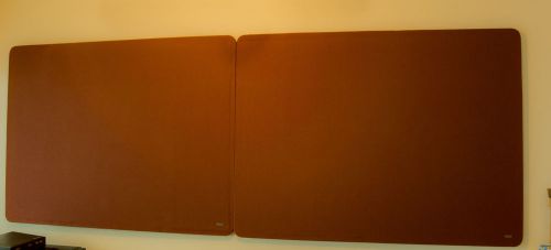 Quartet Oval Office Frameless Fabric Bulletin Board, 3 x 4 Feet,