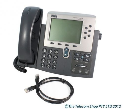 Cisco 7960G IP Telephone 7960 G GST &amp; Del Incl with CCCP Firmware