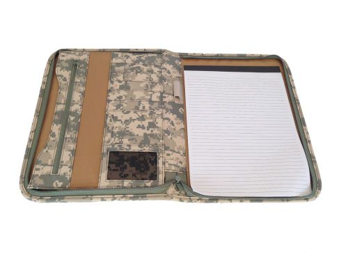 10 deluxe digital camo zippered padfolio organizer notepad wholesale bulk for sale