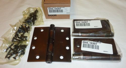 3 ives 5bb1 4.5&#034; x 4.5&#034; 614/10a nrp mortise butt door hinge light satin bronze for sale