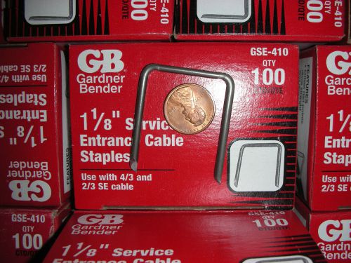 1000 Gardner Bender Service Entrance Cable Staples GSE-410 1-1/8  steel