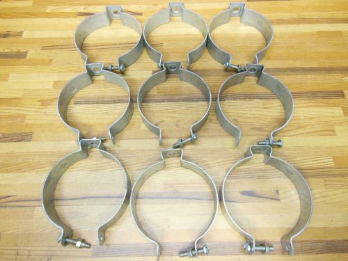 Steel City 8 4&#034; conduit hangers LOT of 9 pieces