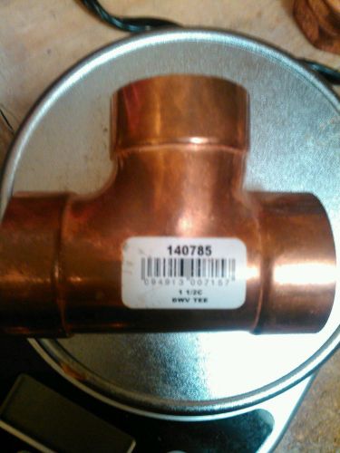 1 1/2&#034;x1 1/2&#034;x1 1/2&#034;copper DWV T