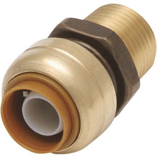 Sharkbite Brass Male Adapter (Push x Male Pipe)-1/2&#034; MIP PUSH ADAPTER