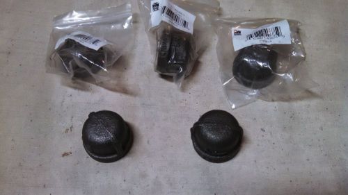 Cap, 1/2 in FNPT, Black Malleable Iron, Lot of 5