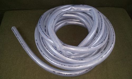 EATON 1 Inch ID x 1-1/4 Inch OD x 30-Ft Clear Braided Reinforced PVC Hose