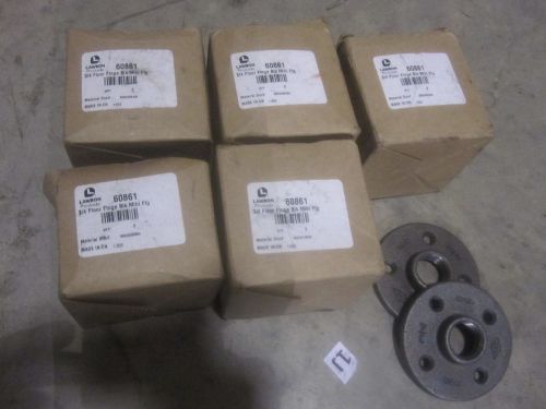 12 Lawson Floor Flange Malleable Iron Black 150 psi Female NPT 3/4-14x