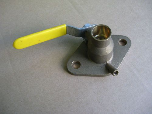 Boston Metal 3/4&#034; SWT Isolator Uni-Flange Ball Valve W Drain or Depressizer 0339