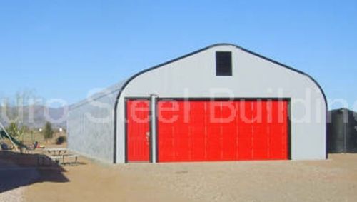 Durospan steel 25x24x13 metal building kits direct open ends prefab garage shop for sale