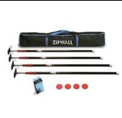 NEW ZIPWALL ZP4 4PK ZIP POLE 10 FOOT SPRING LOADED POLES FOR PLASTIC QUALITY