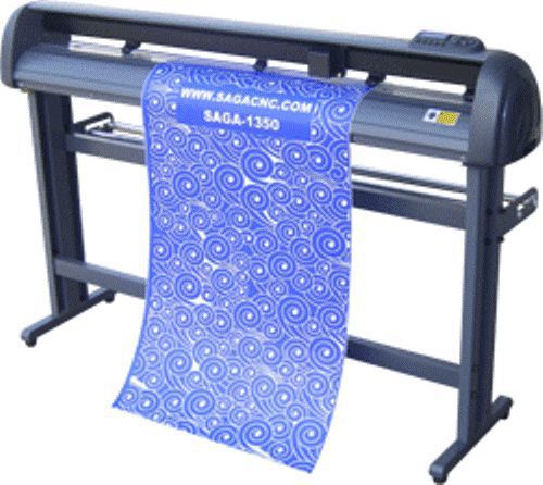 Vinyl cutter sticker plotter decal sign machine saga procut 4800ssn servo 1350ii for sale