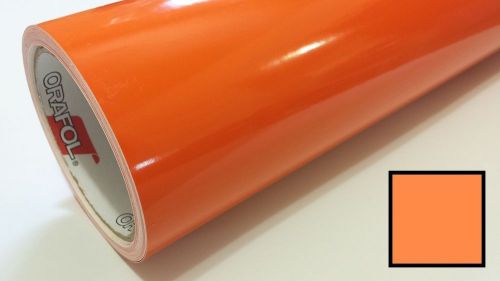 Light Orange Vinyl Wrap Graphics Decal Sticker Sheet Film Roll Overlay 24&#034;