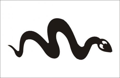 Snake Figure Funny Car Vinyl Sticker Decal Truck Bumper Laptop Gift FAC - 230