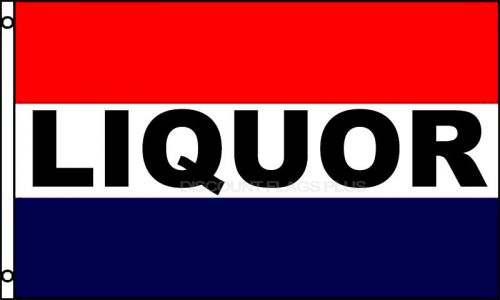 LIQUOR Flag 3x5 Polyester