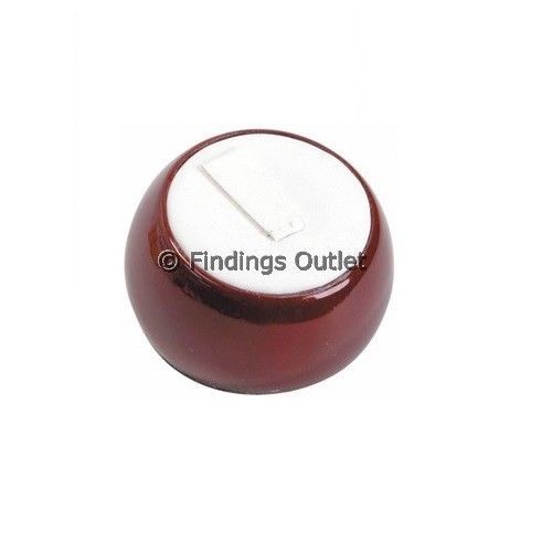 Ring Display Single Clip Round Rosewood