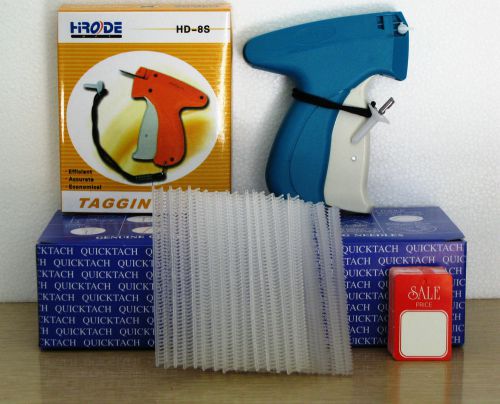 Tagging Gun + 5000 1&#034; Clear Barbs + 100  SALE PRICE TAG