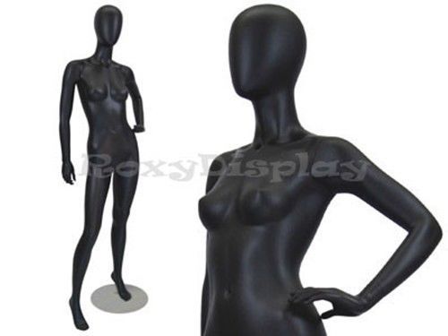 Female mannequin manikin dress form clothing egg head gloss display md-gf12bk2 for sale