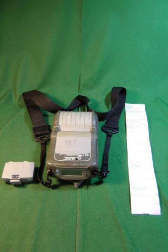 Zebra QL 320-N Network Printer QL320352 w/ Strap &amp;  NEW BATTERY  #2705