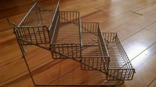 Vintage Wire Shelf Display Rack