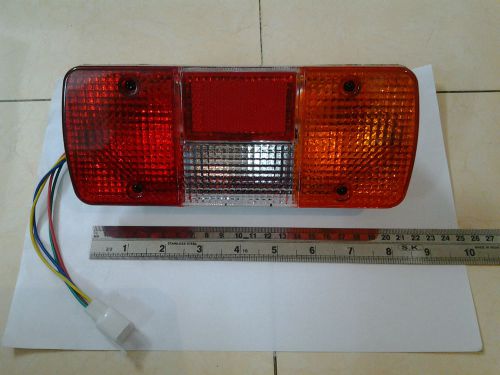 2x four chamber truck trailer tail stop reverse indicator reflex reflector lamp for sale
