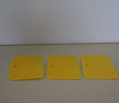 4&#034; plastic bondo spreader quantity 3 spreaders