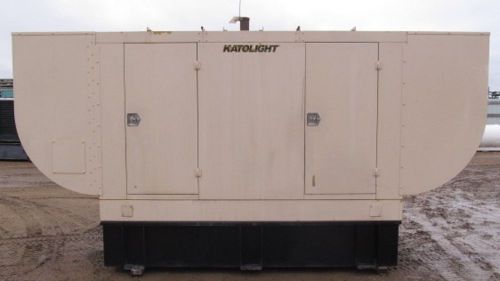 125kw katolight / john deere diesel generator / genset - 127 hours - load tested for sale