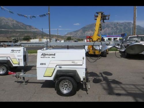 Light tower allmand nite lite pro diesel 2005 5 kw generator portable for sale