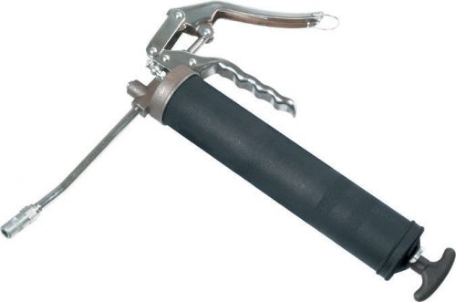 Pistol type grease gun with steel head