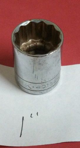 SK wayne 1/2&#034; drive 12 point 1&#034; socket