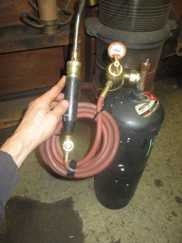 TURBO TORCH W/ACETYLENE B TANK SET UP