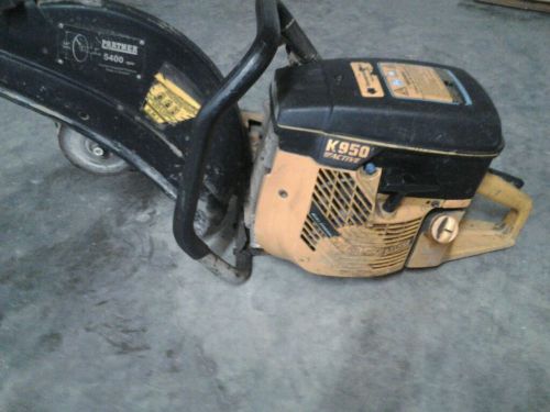 Partner k950 cutoff saw concrete saw demo saw