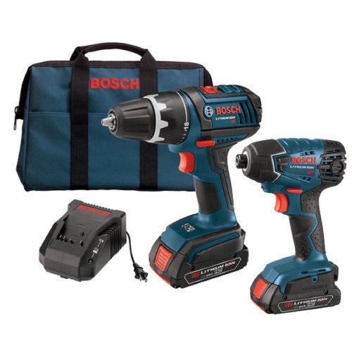 BOSCH CLPK232-181 18V MAX DRILLl/IMPACT DRIVER 2-Tool Combo Kit, NEW IN THE BOX