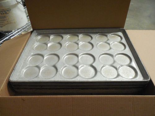 Lot of (12)  18&#034; x 26&#034; Ekco Hamburger Bun Baking Pans