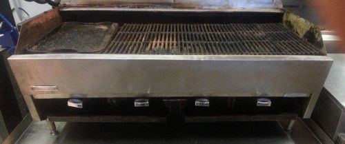 Rankin Delux Charbroiler - Lava Rock - 48&#034; - Gas