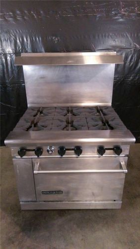 American Range 6 Burner AR6 LP gas range